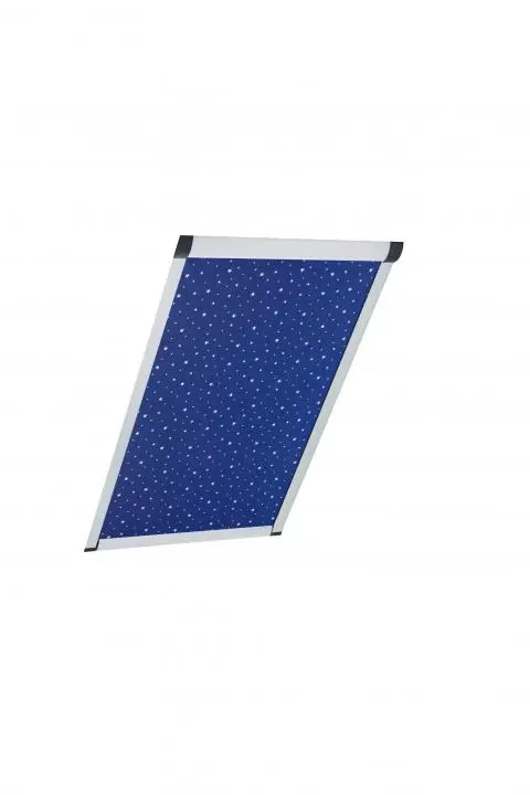 Roto ZRV Rx Designo Classic Verdunkelungsrollo R6/R8x 11/16 E W_ V62 Sterne-marinenblau Elektro-692599