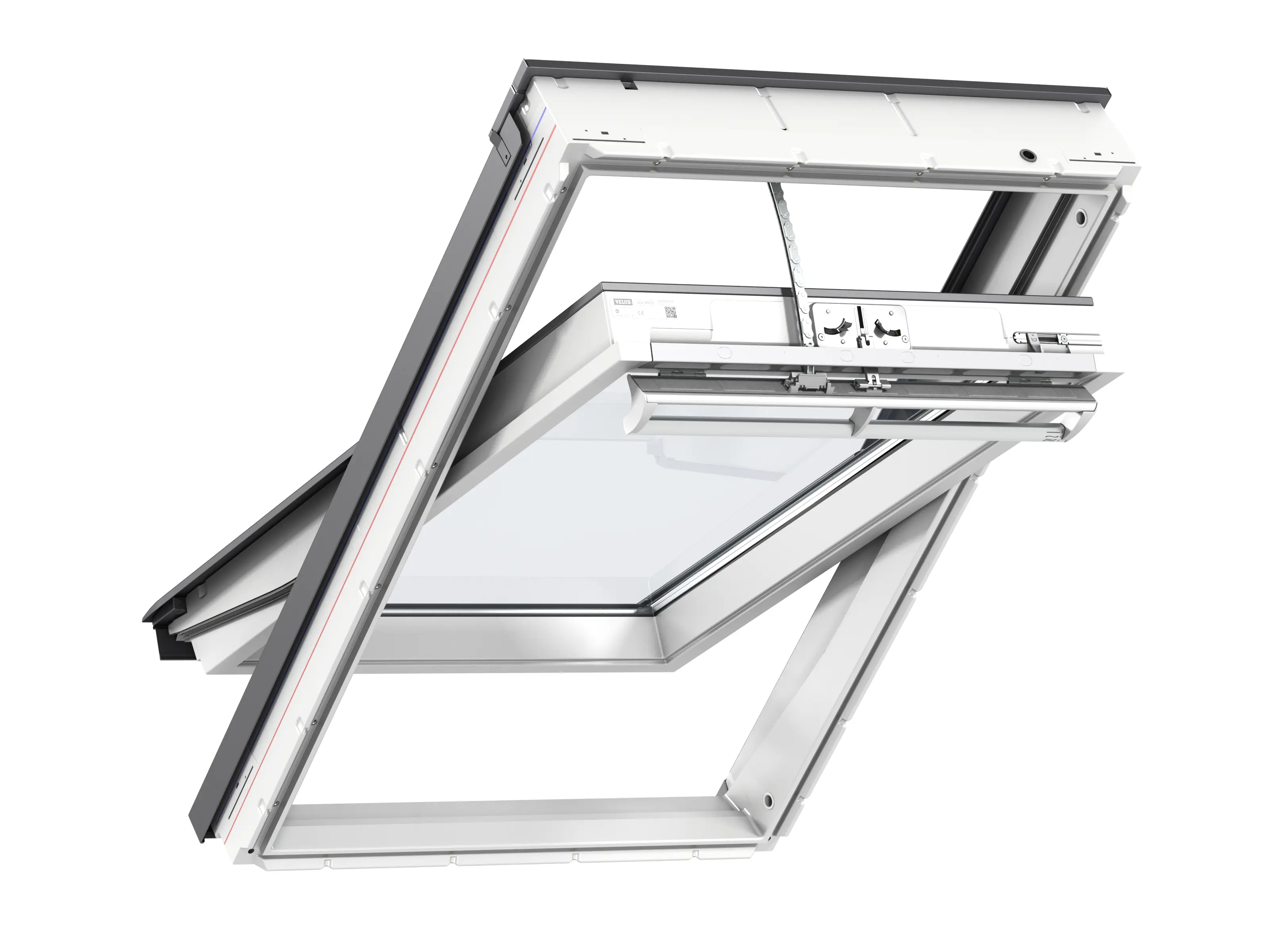 VELUX Elektro-Schwingfenster 230V Kunststoff-GGU-Elektro-Kabel
