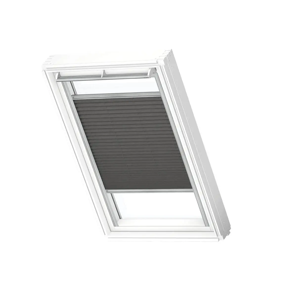VELUX Vorteils-Set Plissee mit Hitzeschutz FOL C02 1274S Graphit 1274, Schiene Alu Natur-FOLC021274S VELUX Vorteils-Set Plissee mit Hitzeschutz FOL C02 1274S Graphit 1274, Schiene Alu Natur-FOLC021274S