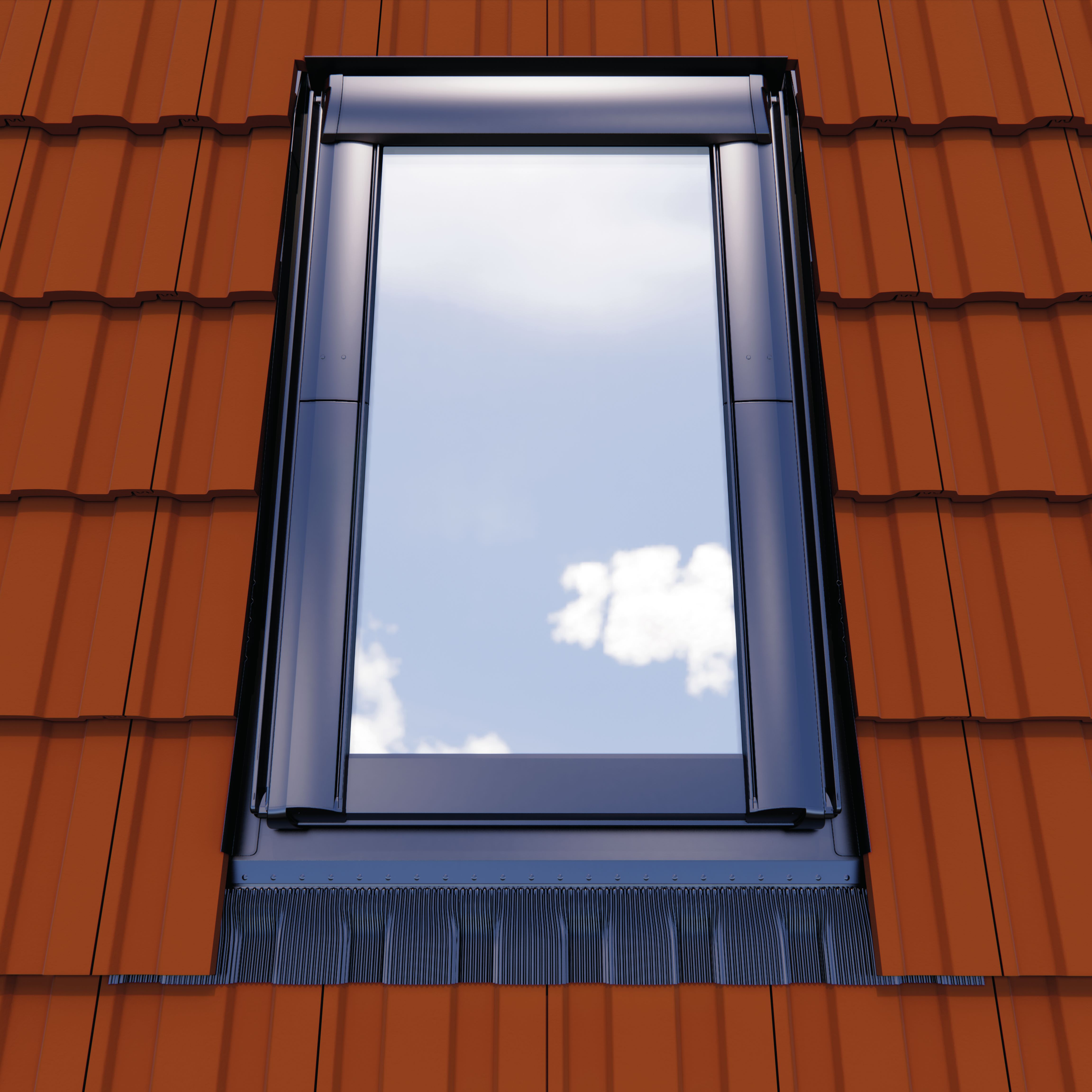 Dachfenster, Skylight, Metallrahmen, Rostschutz, Dachdecke