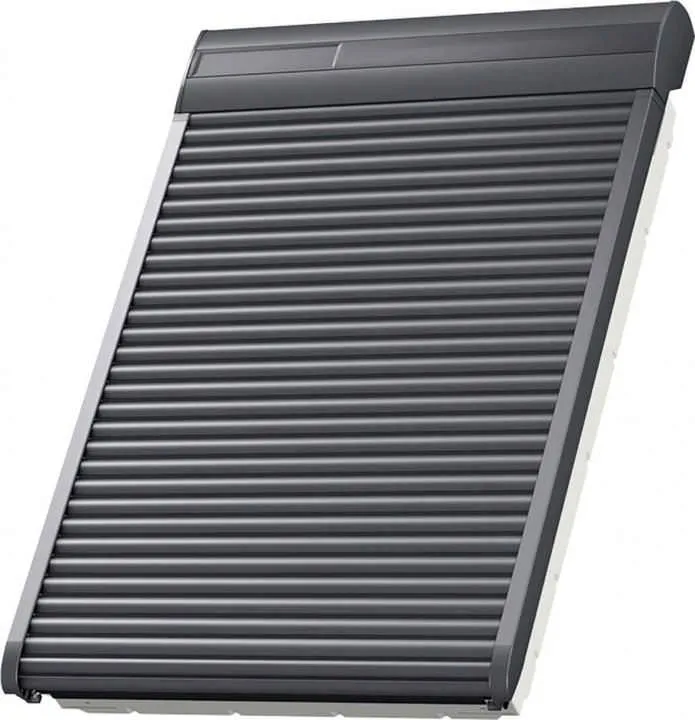 Rolloschublade, Schubladenrollo, Küchenschrankrollo, Aluminium, Grau